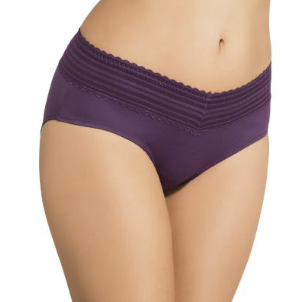 Warner's Women No Pinching No Problems Hipster Underwear Purple Size L